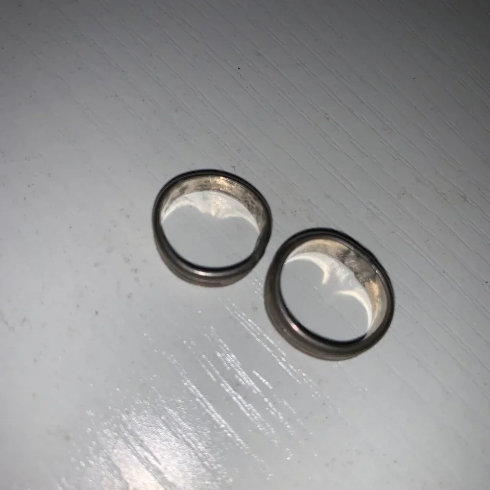 3/4 5mm Sterling Silver Double Band Style Ring